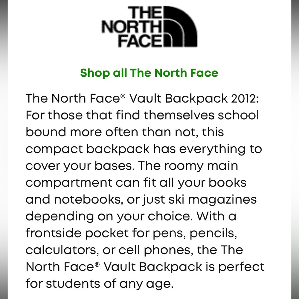 The North Face Vault Backpack - Picture 6 of 9